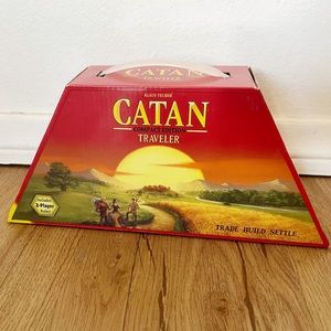 Settlers of Catan Traveler Edition- no pieces missing, like new!